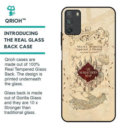 Magical Map Glass Case for Poco M3