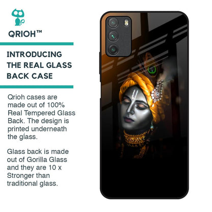 Ombre Krishna Glass Case for Poco M3