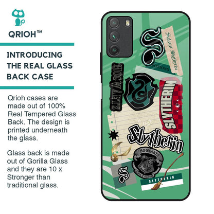 Slytherin Glass Case for Poco M3