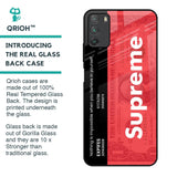 Supreme Ticket Glass Case for Poco M3