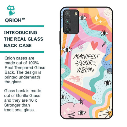 Vision Manifest Glass Case for Poco M3