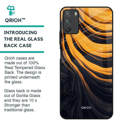 Sunshine Beam Glass Case for Poco M3