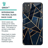 Abstract Tiles Glass Case for Poco M3
