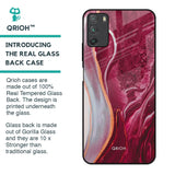 Crimson Ruby Glass Case for Poco M3