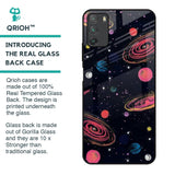 Galaxy In Dream Glass Case For Poco M3