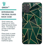 Abstract Green Glass Case For Poco M3
