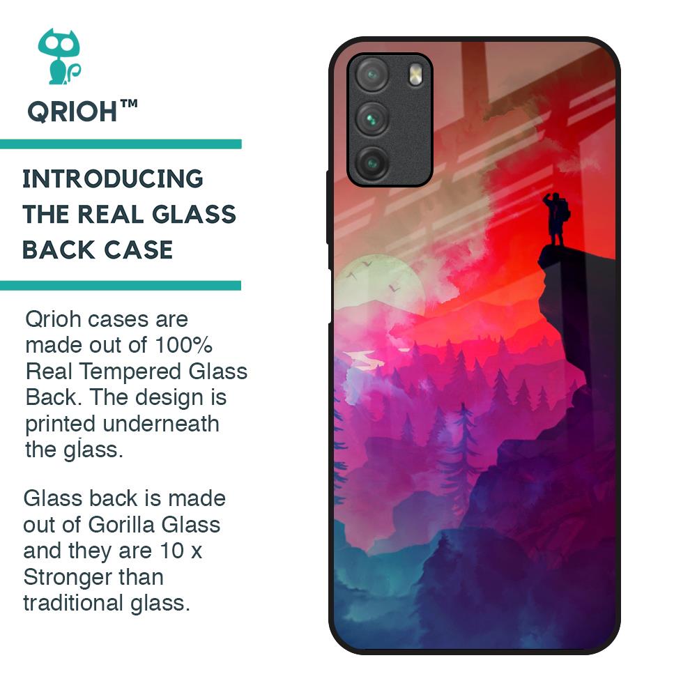 Dream So High Glass Case For Poco M3