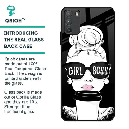 Girl Boss Glass Case For Poco M3