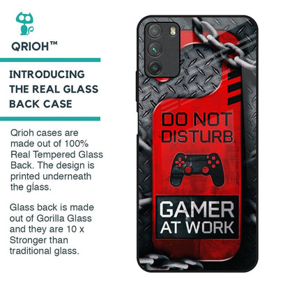 Do No Disturb Glass Case For Poco M3