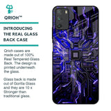 Techno Color Pattern Glass Case For Poco M3