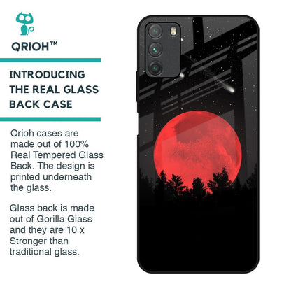 Moonlight Aesthetic Glass Case For Poco M3