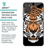 Angry Tiger Glass Case For Poco M3