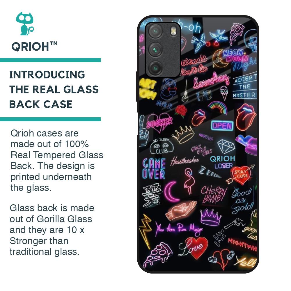 Accept The Mystery Glass Case for Poco M3
