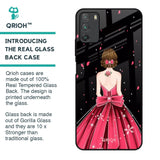 Fashion Princess Glass Case for Poco M3