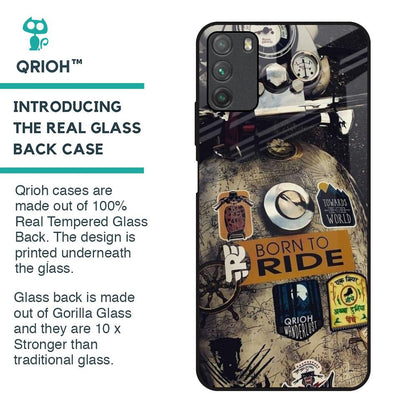 Ride Mode On Glass Case for Poco M3