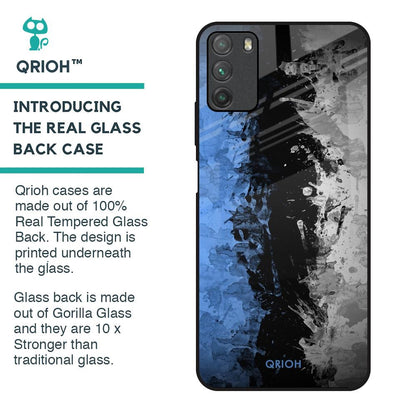 Dark Grunge Glass Case for Poco M3