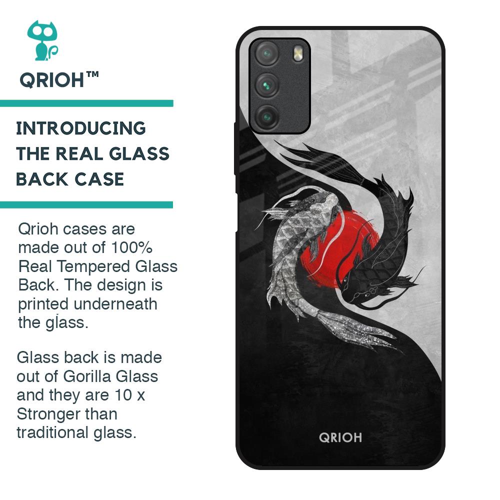 Japanese Art Glass Case for Poco M3