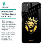 Lion The King Glass Case for Poco M3