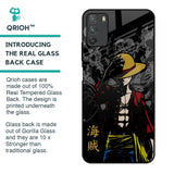 Dark Luffy Glass Case for Poco M3