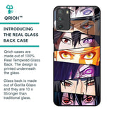 Anime Eyes Glass Case for Poco M3