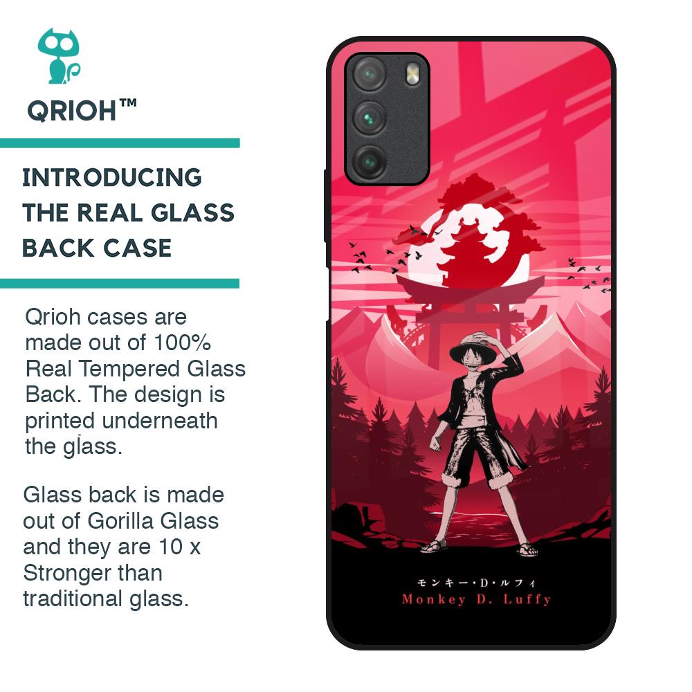 Lost In Forest Glass Case for Poco M3