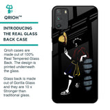Luffy Line Art Glass Case for Poco M3