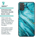 Ocean Marble Glass Case for Poco M3