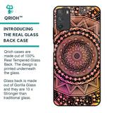 Floral Mandala Glass Case for Poco M3