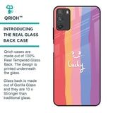 Lucky Abstract Glass Case for Poco M3
