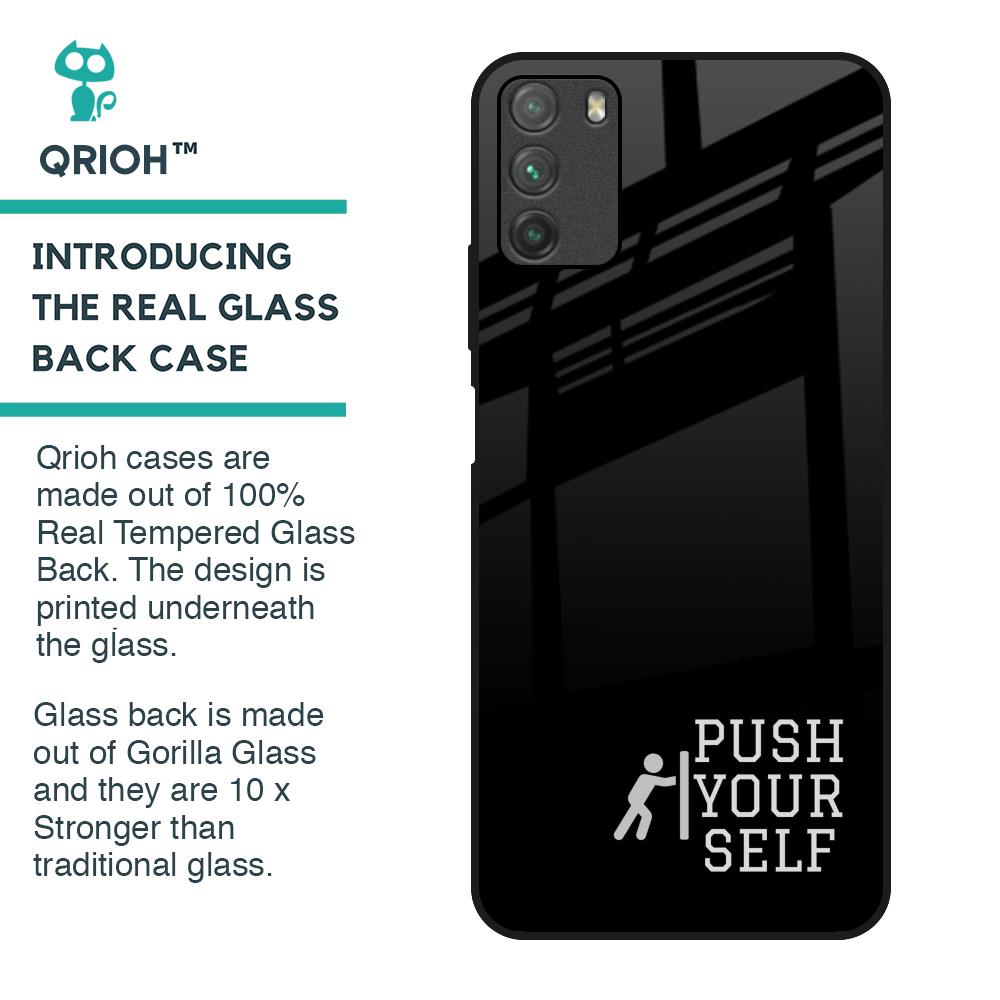 Push Your Self Glass Case for Poco M3
