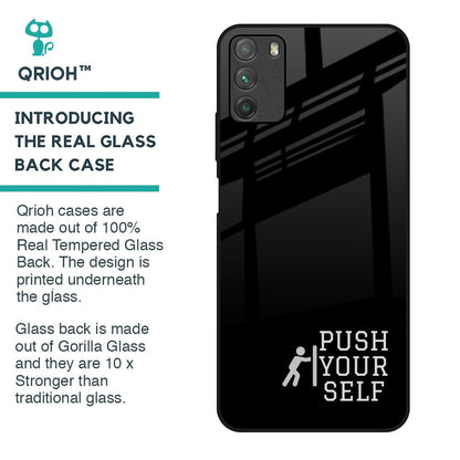 Push Your Self Glass Case for Poco M3