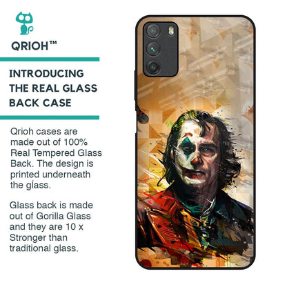 Psycho Villain Glass Case for Poco M3