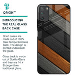 Tri Color Wood Glass Case for Poco M3