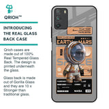 Space Ticket Glass Case for Poco M3