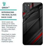 Modern Abstract Glass Case for Poco M3