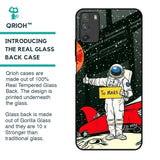 Astronaut on Mars Glass Case for Poco M3