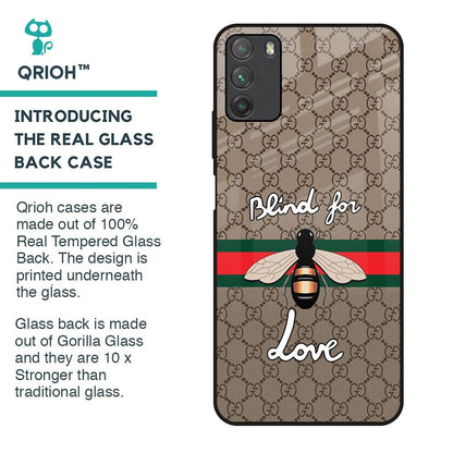 Blind For Love Glass Case for Poco M3