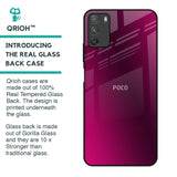Pink Burst Glass Case for Poco M3