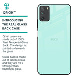 Teal Glass Case for Poco M3