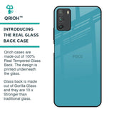 Oceanic Turquiose Glass Case for Poco M3