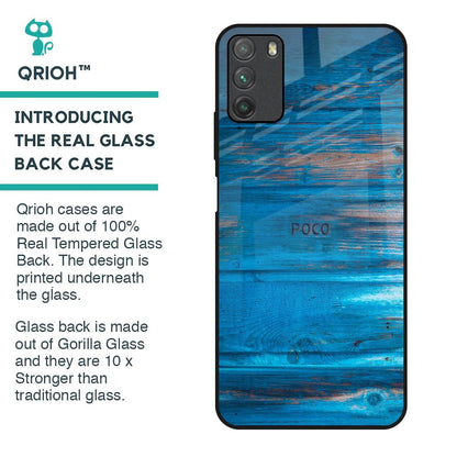 Patina Finish Glass case for Poco M3