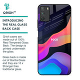 Colorful Fluid Glass Case for Poco M3