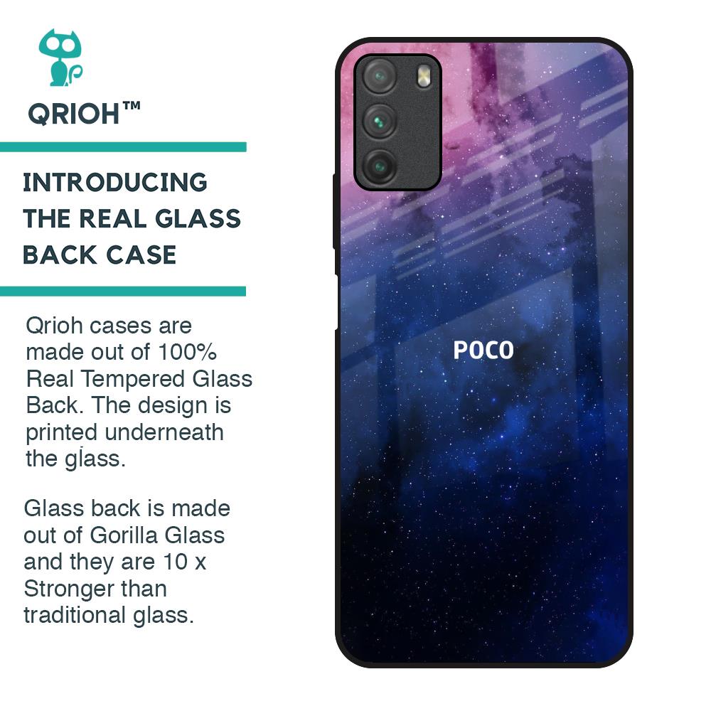 Dreamzone Glass Case For Poco M3