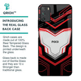 Quantum Suit Glass Case For Poco M3
