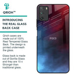 Smokey Watercolor Glass Case for Poco M3