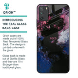 Smudge Brush Glass case for Poco M3