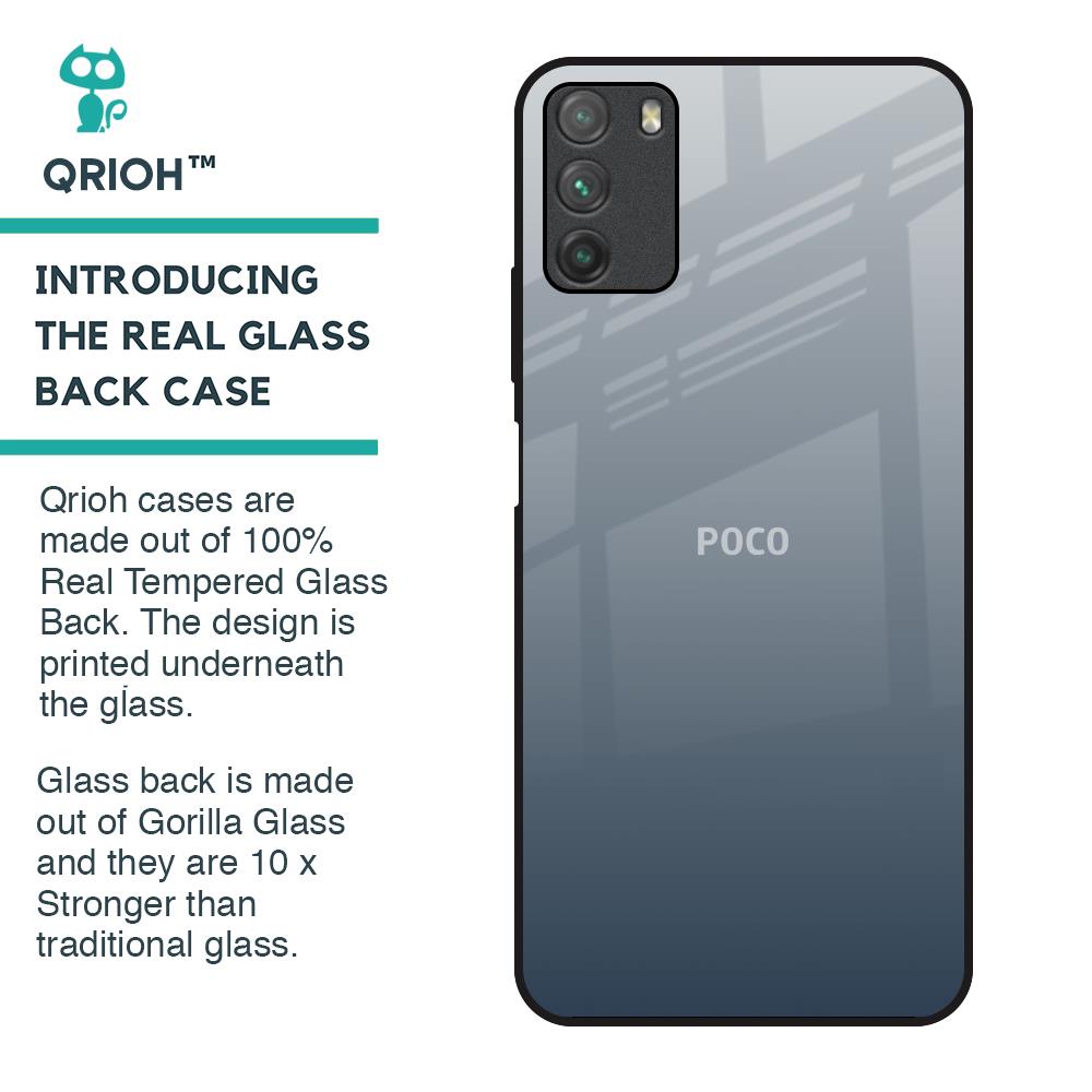 Dynamic Black Range Glass Case for Poco M3