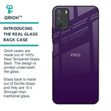 Dark Purple Glass Case for Poco M3