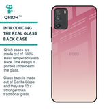 Blooming Pink Glass Case for Poco M3