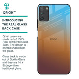 Rich Brown Glass Case for Poco M3